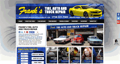 Desktop Screenshot of frankstireautoandtruckrepair.com